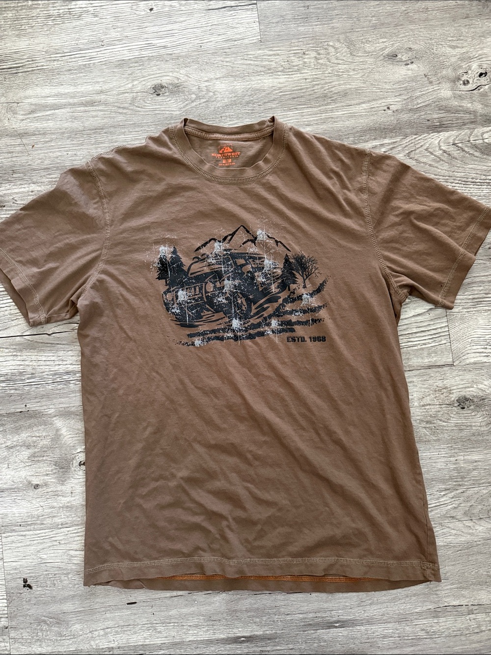 Northwest Territory Brown Short Sleeve Graphic Tee